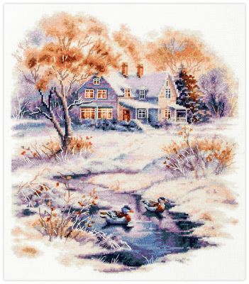 Early Winter by Magic Needle 2025 Winter vibe counted cross stitch kit