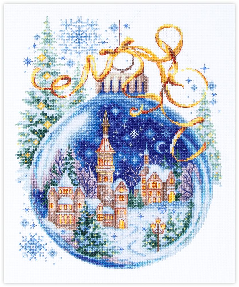 Christmas Bauble by Magic Needle 2025 Counted cross stitch kit