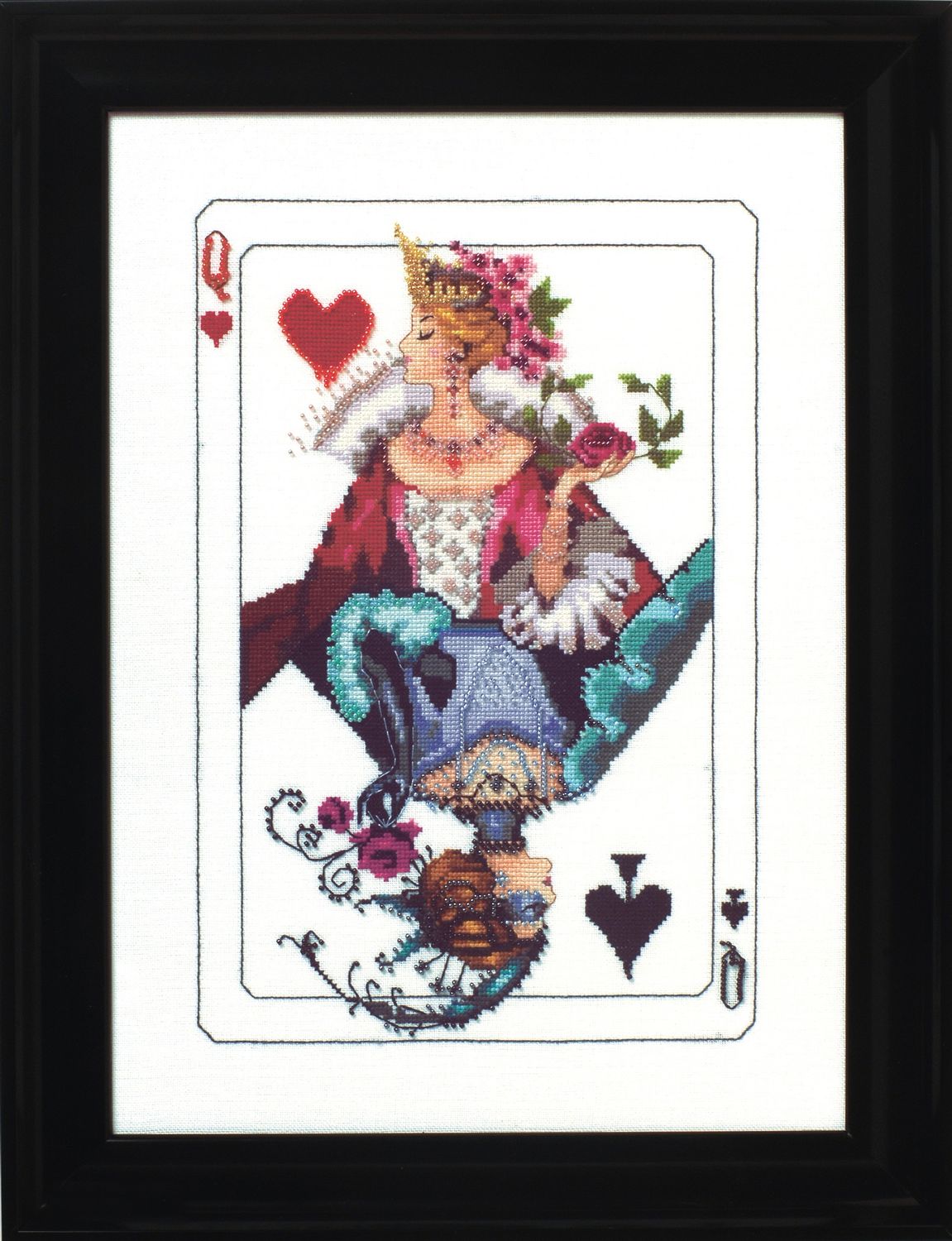 Royal Games I by Mirabilia Designs 2017 designer Nora Corbett Counted cross stitch pattern, Embellishment Pack
