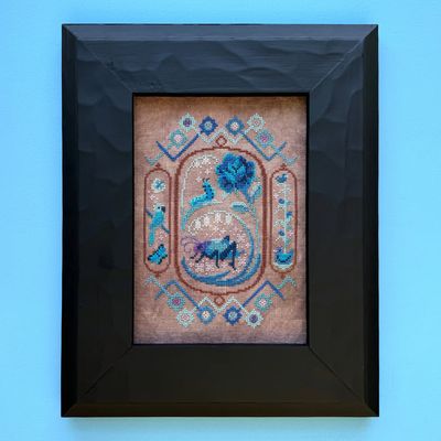 Blue Rose by Jessica Doize (JEDxStitch) 2024 Counted cross stitch pattern