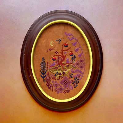 Poison Apple Tree by Jessica Doize (JEDxStitch) 2024 Counted cross stitch pattern