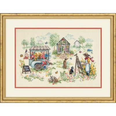 Blissful Moments by Dimensions The Gold Collection Summer Counted Cross Stitch Kit