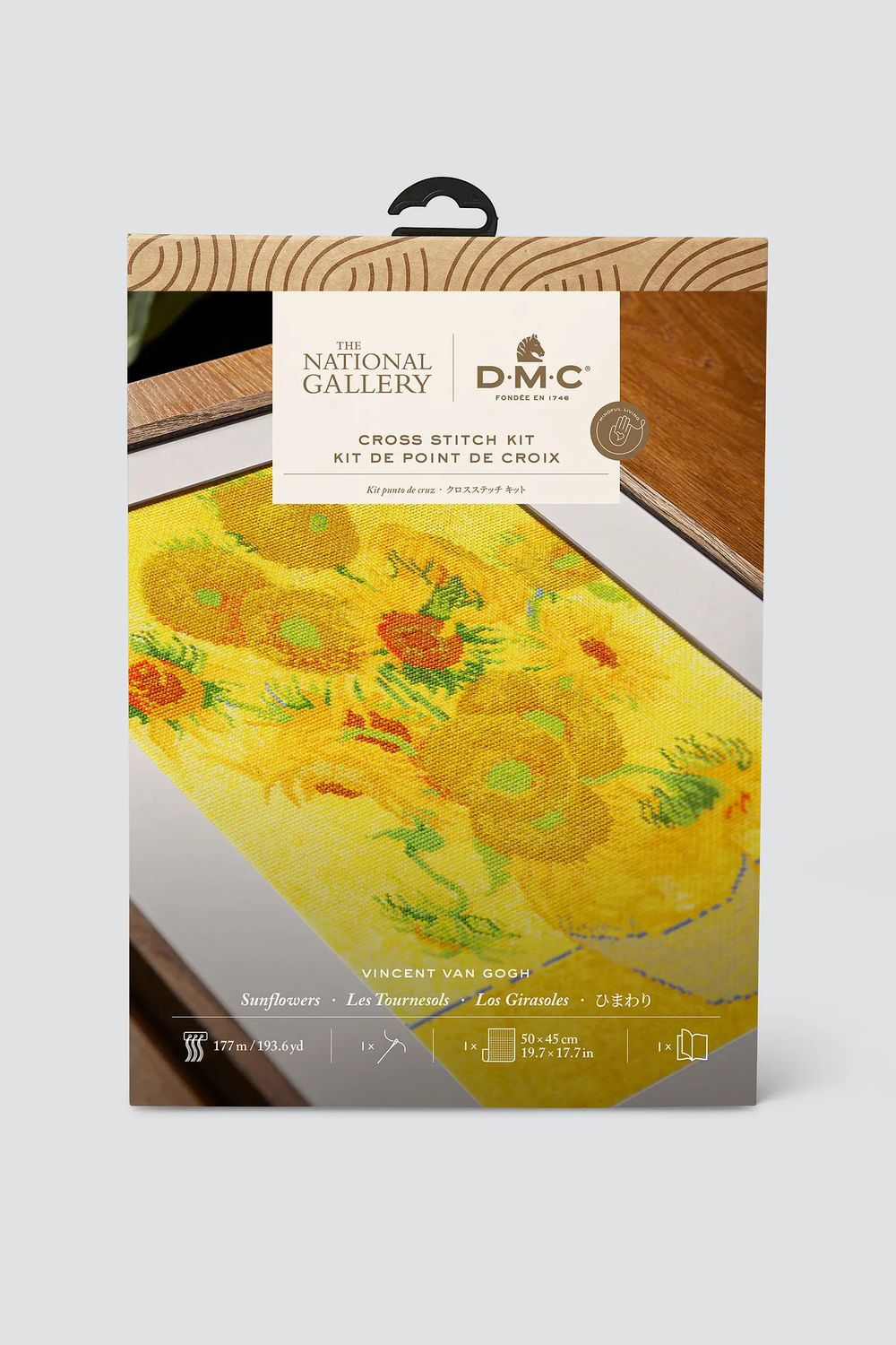 Sunflowers By Van Gogh by DMC 2024 Counted Cross Stitch Kit Lovely museum design