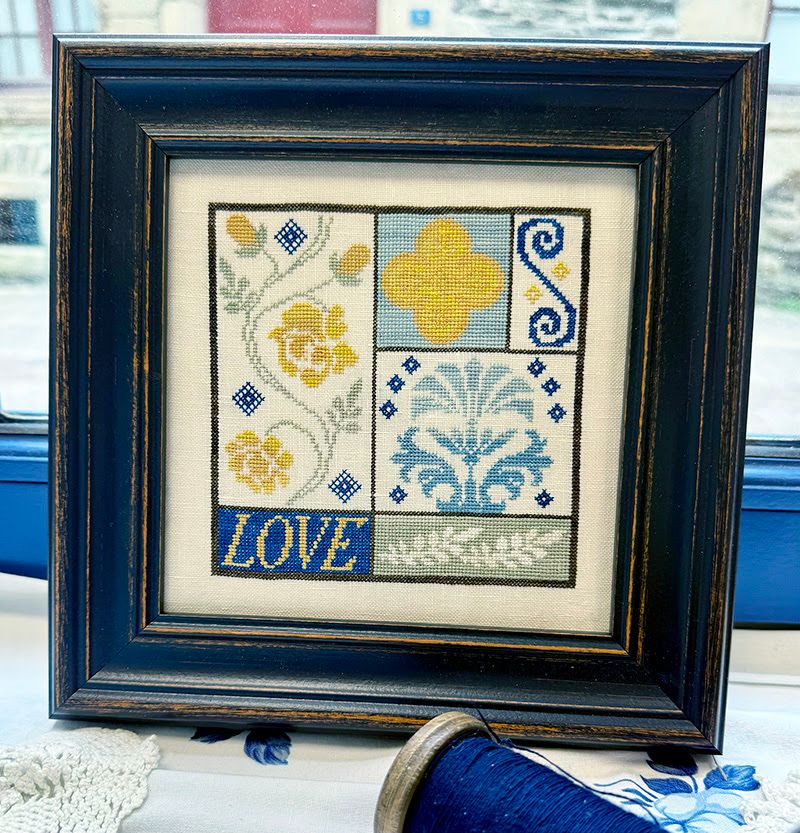 Four Letter Words - Love by Jan Hicks Creates 2025 Counted cross stitch pattern Needlework Marketplace 2025 exclusive!