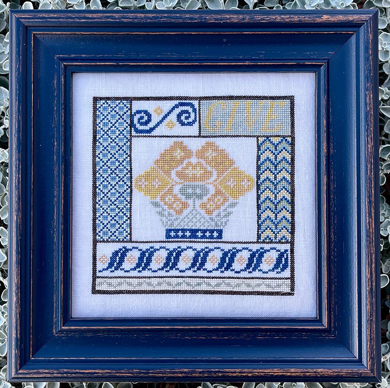 Four Letter Words - Give by Jan Hicks Creates 2025 Counted cross stitch pattern