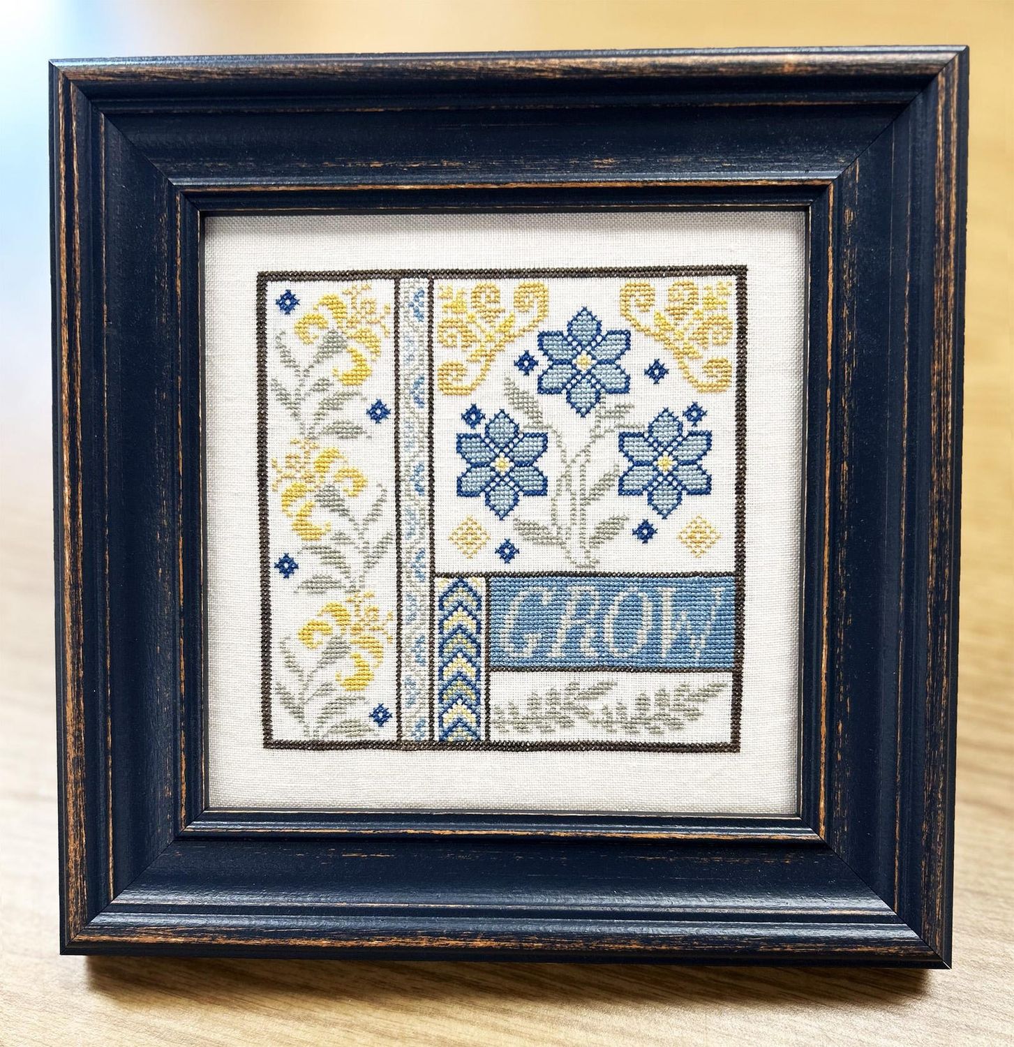 Four Letter Words - Grow by Jan Hicks Creates 2025 Counted cross stitch pattern