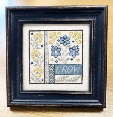 Four Letter Words - Grow by Jan Hicks Creates 2025 Counted cross stitch pattern