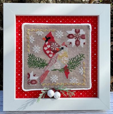 Love by Jan Hicks Creates 2024 Birds of Color Series Counted cross stitch pattern