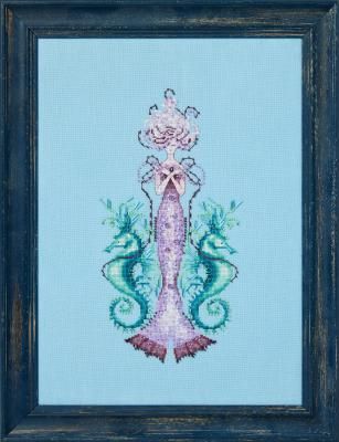 South Pacific Mermaid Seven Seas Mermaids by Nora Corbett Designs (Mirabilia Designer) 2024 Cross Stitch pattern and Embellishment Pack