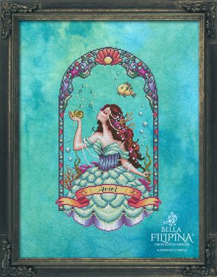 Pre-order! The Golden Voice by Bella Filipina Designs Released September 2025 Counted cross stitch pattern