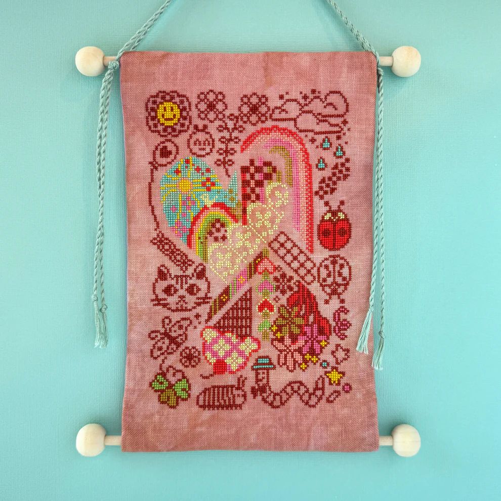 Circle circle, dot dot by Jessica Doize (JEDxStitch) 2025 Needlework Marketplace exclusive! Counted cross stitch pattern