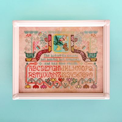 Ephemeral Sampler by Jessica Doize (JEDxStitch) 2025 Needlework Marketplace exclusive! Counted cross stitch pattern