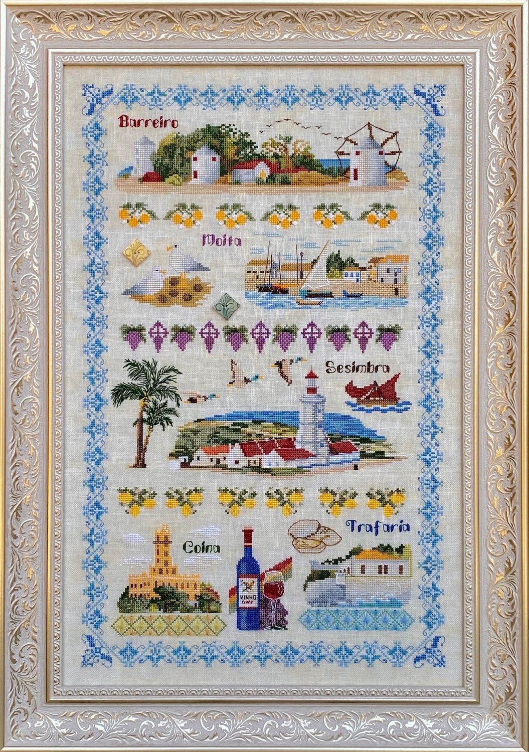 Memories of Portugal Sampler by MilleFleur 2023 Cross Stitch Pattern