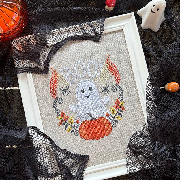 Boo Ghost by Love Poppet 2024 Counted cross stich pattern