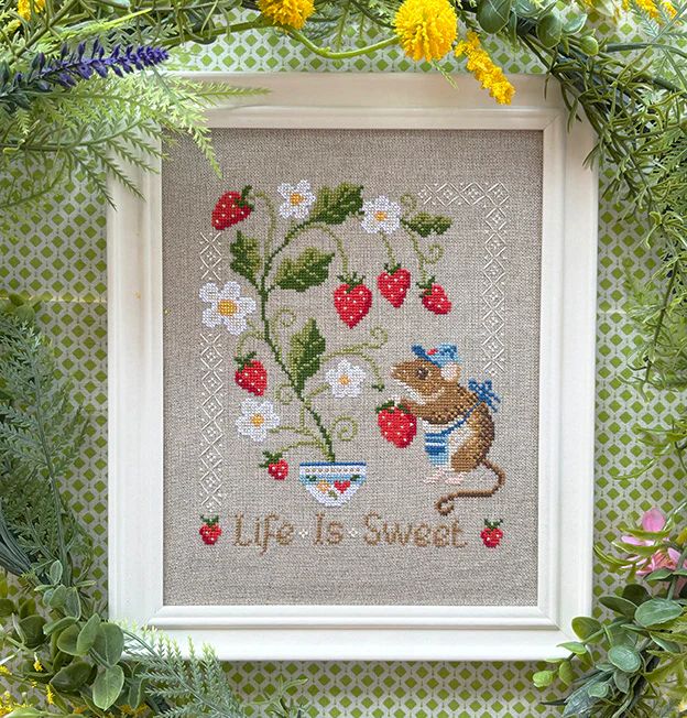 Life Is Sweet by Love Poppet 2024 Counted cross stich pattern