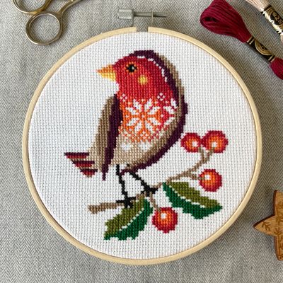 Rockin Robin by Love Poppet 2021 Counted cross stich pattern
