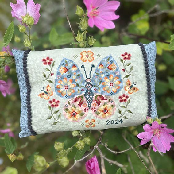 Floral Butterfly by Love Poppet 2024 Counted cross stich pattern