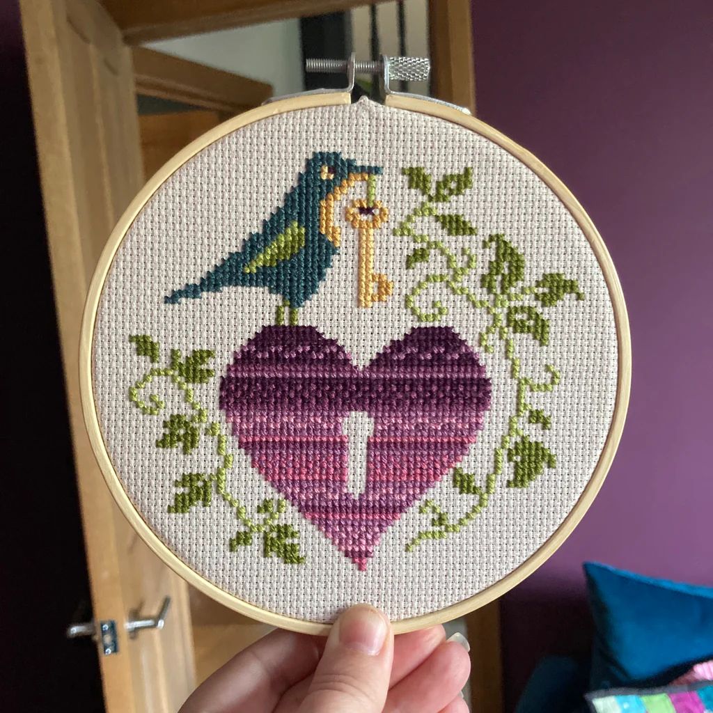 Key to my Heart by Love Poppet 2023 Counted cross stich pattern