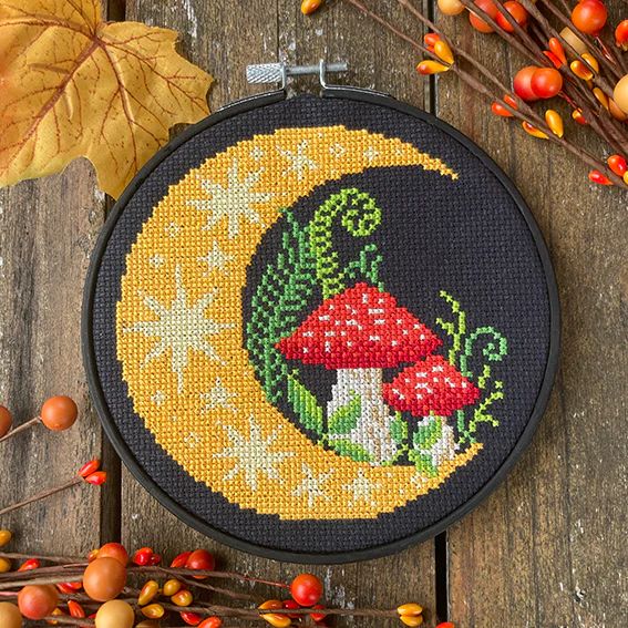 Woodland Moon by Love Poppet 2023 Counted cross stich pattern