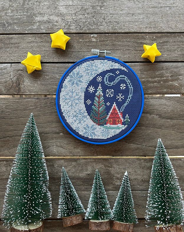 Winter Moon by Love Poppet 2023 Counted cross stich pattern