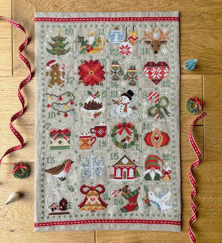 Feeling Festive Advent by Love Poppet 2023 Counted cross stich pattern