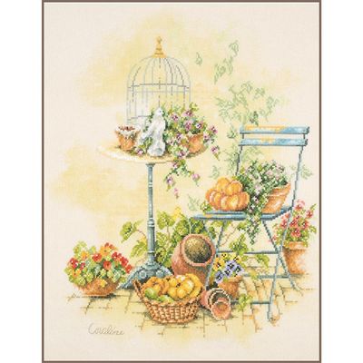 Free From the Birdcage by Lanarte 2025 Home and Garden Collection Counted Cross Stitch kit
