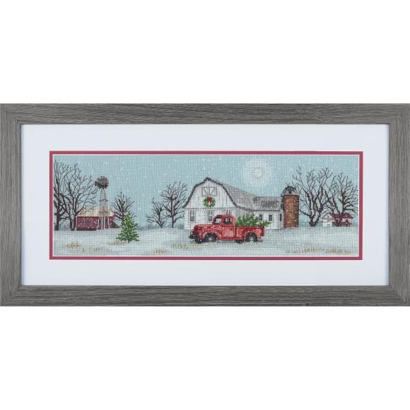 Winter Farm by Dimensions Winter Counted Cross Stitch Kit