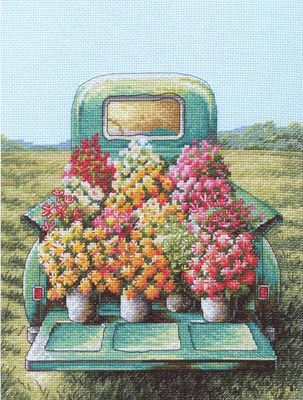 Flowers For Sale by Dimensions 2024 Counted Cross Stitch Kit