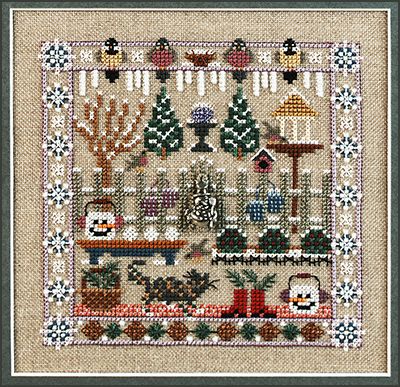 Frosty Hopes by Just Nan 2004 Cross stitch pattern and Embellishment Pack