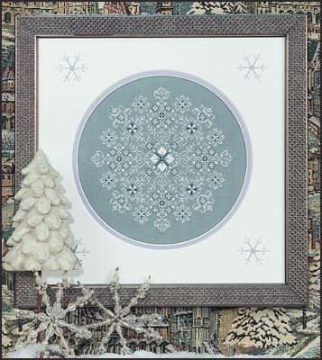 Ice Blossom by Just Nan 2005 Cross stitch pattern and Embellishment Pack