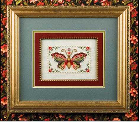 Flying Colors by Just Nan 2006 Cross stitch pattern and Embellishment Pack