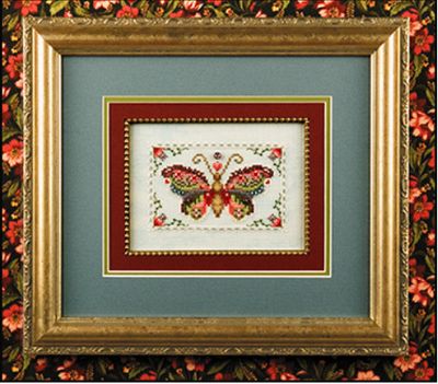 Flying Colors by Just Nan 2006 Cross stitch pattern and Embellishment Pack