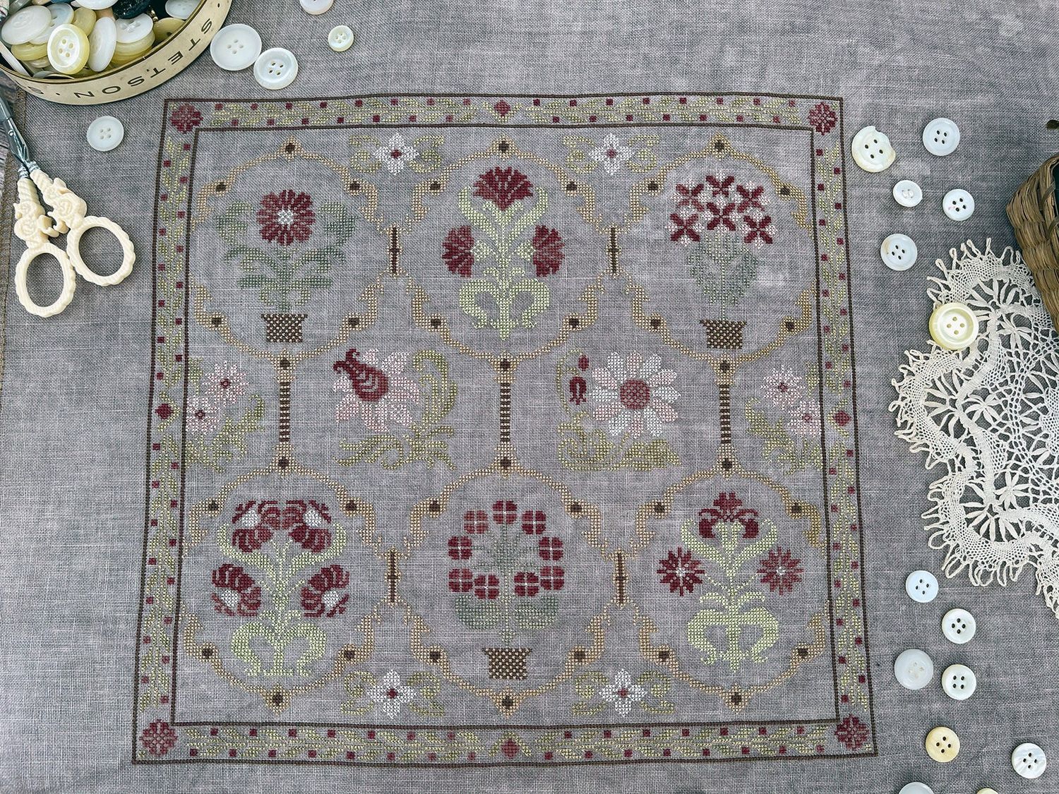 Florigraphica by Jan Hicks Creates 2021 Series Counted cross stitch pattern