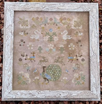 Gardens of Saxony Original Sampler by Jan Hicks Creates 2024 Counted cross stitch pattern