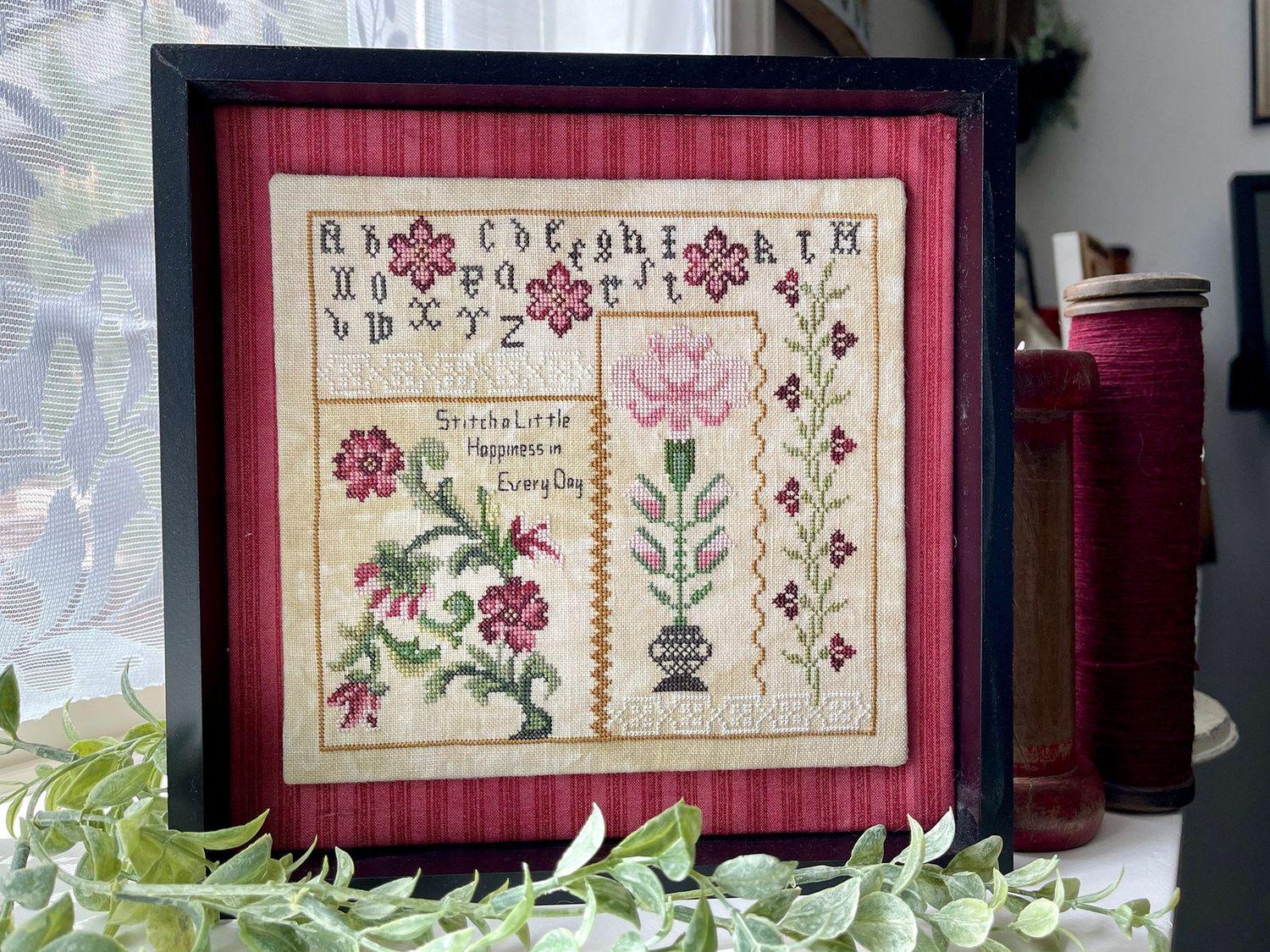 Stitch Happiness by Jan Hicks Creates 2022 Counted cross stitch pattern