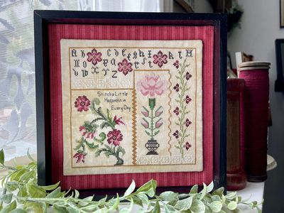 Stitch Happiness by Jan Hicks Creates 2022 Counted cross stitch pattern