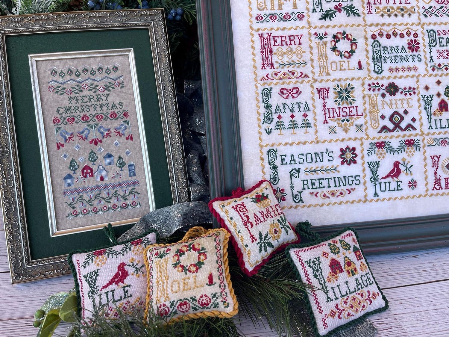 Vintage ABCs of Christmas by Jan Hicks Creates 2025 Cross Stitch Book