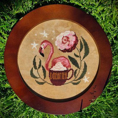 Dreamer by The Artsy Housewife 2024 Primitive counted cross stich pattern