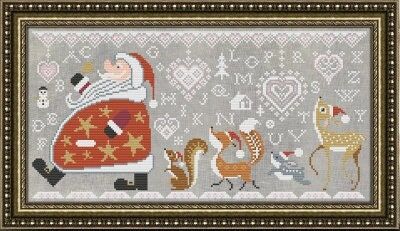 Christmas Parade by Cottage Garden Samplings 2023 Printed Cross Stitch Pattern