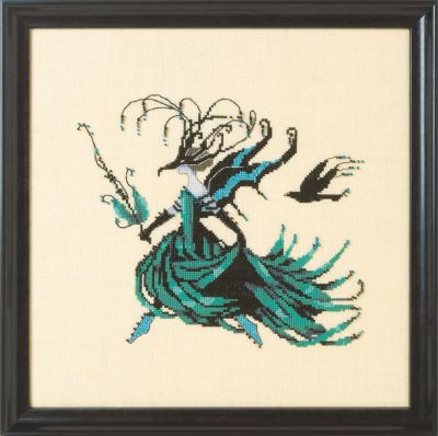 Masqued Mischief by Nora Corbett 2021 Bewitching Pixies Series Cross stitch pattern, Embellishment Pack