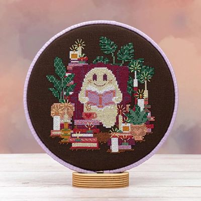Ghost Stories by Counting Puddles 2025 Designer Lindsey Whitney Halloween Counted cross stitch pattern