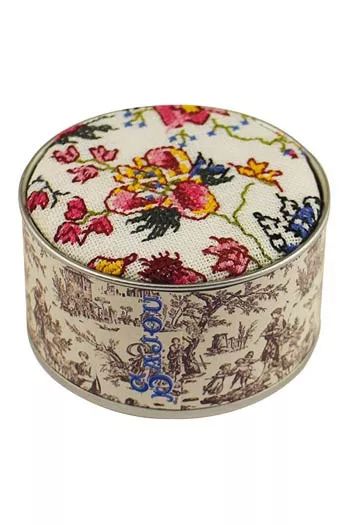 Oriental flowers round box by Sajou (France) Museums and Heritage Collection Counted cross stitch kit