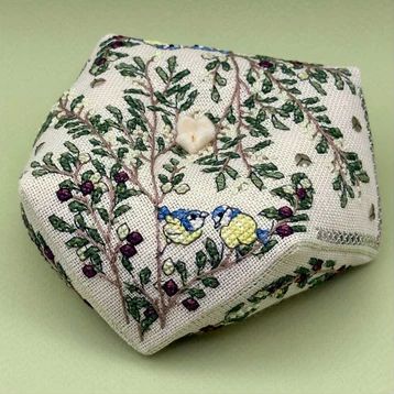 Olive Tree Biscornu by Faby Reilly Designs 2025 Counted Cross Stitch pattern