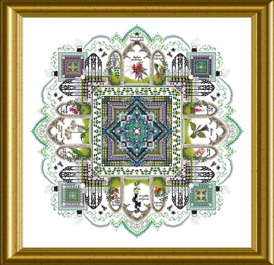 The Poison Garden Mandala by Chatelaine Designs 2018 Counted Cross Stitch pattern