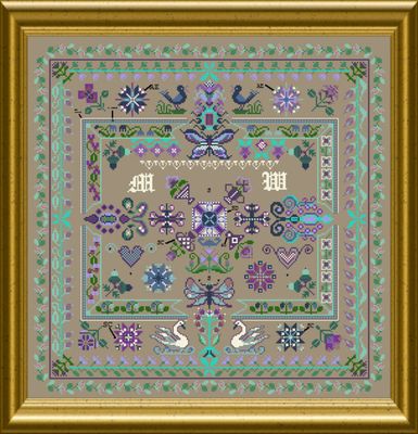 Polar Lights Sampler by Chatelaine Designs 2002 Counted Cross Stitch pattern
