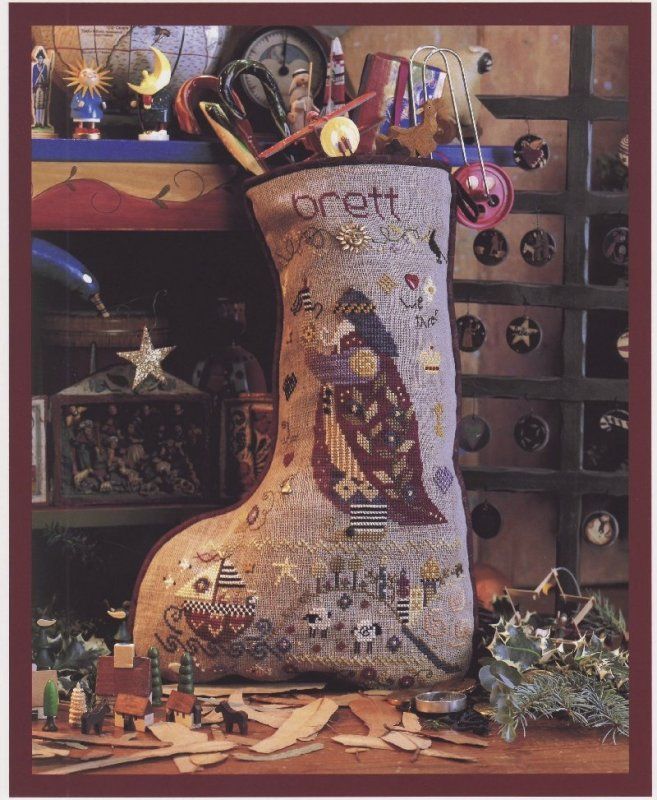 Brett&#39;s Stocking by Shepherd&#39;s Bush 2007 Counted cross stitch pattern