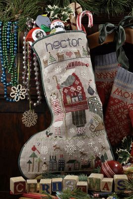 Hector&#39;s Stocking by Shepherd&#39;s Bush 2022 Counted cross stitch pattern