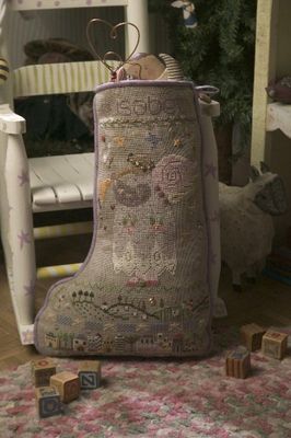 Elisabeth&#39;s Stocking by Shepherd&#39;s Bush 2004 Counted cross stitch pattern