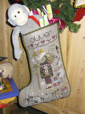 Oliver&#39;s Stocking by Shepherd&#39;s Bush 2013 Counted cross stitch pattern