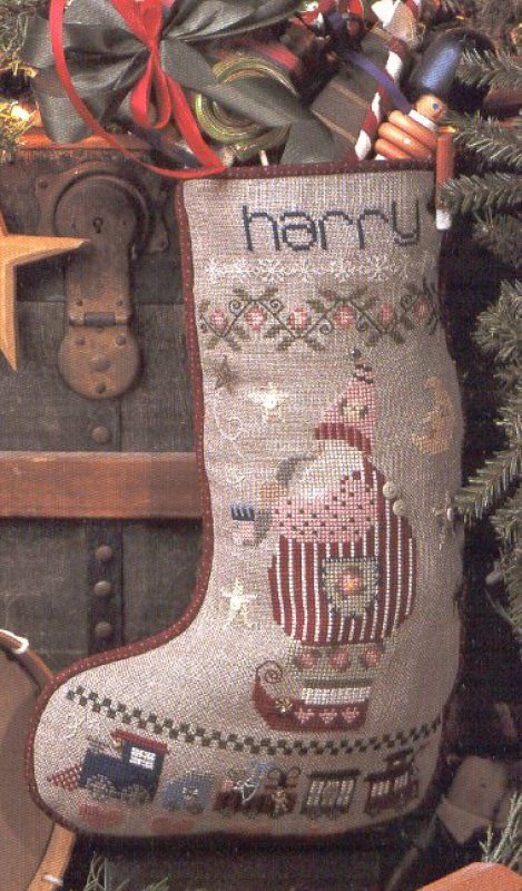 Harry&#39;s Stocking by Shepherd&#39;s Bush 2001 Counted cross stitch pattern